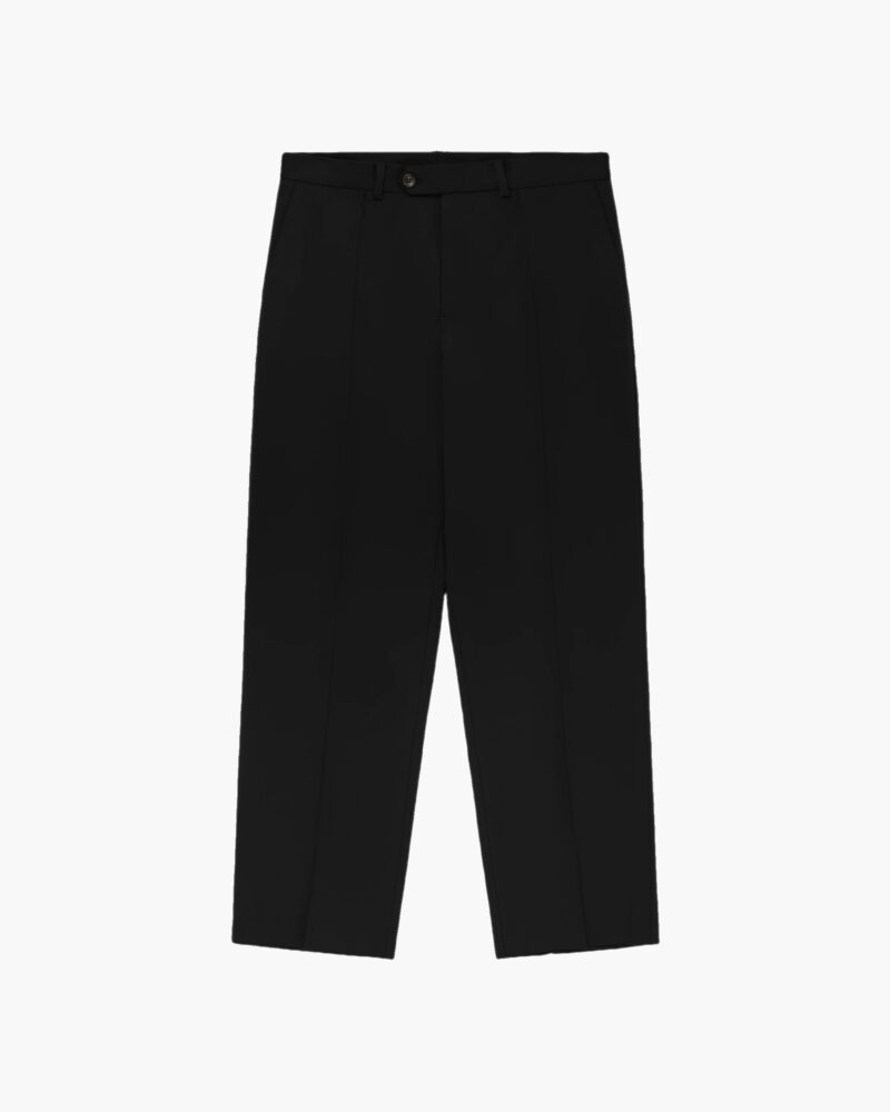 BLACK PLEATED TROUSERS BLACK PLEATED TROUSERS